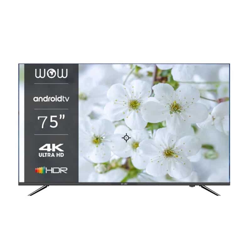 TELEVISEUR WOW 75'' SMART ANDROID 4K WA75SU7200C3