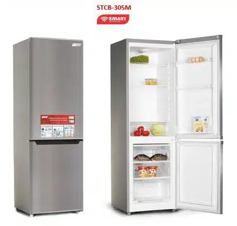 REFRIGERATEUR SMART TECHNOLOGY COMBINE 3TIROIRS 270LITRES GRIS STCB 305M