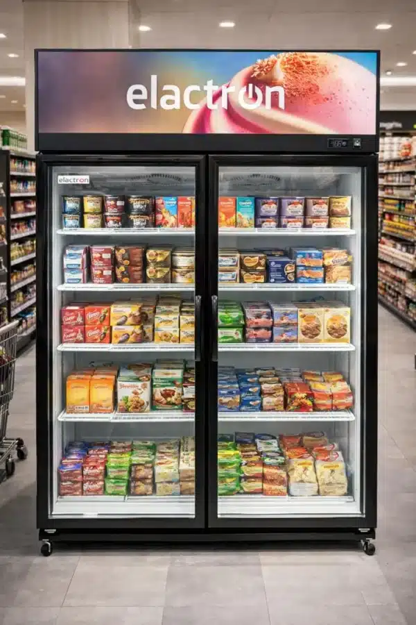 REFRIGERATEUR VITRINE ELACTRON 800LITRES 2 PORTES LSC630WS