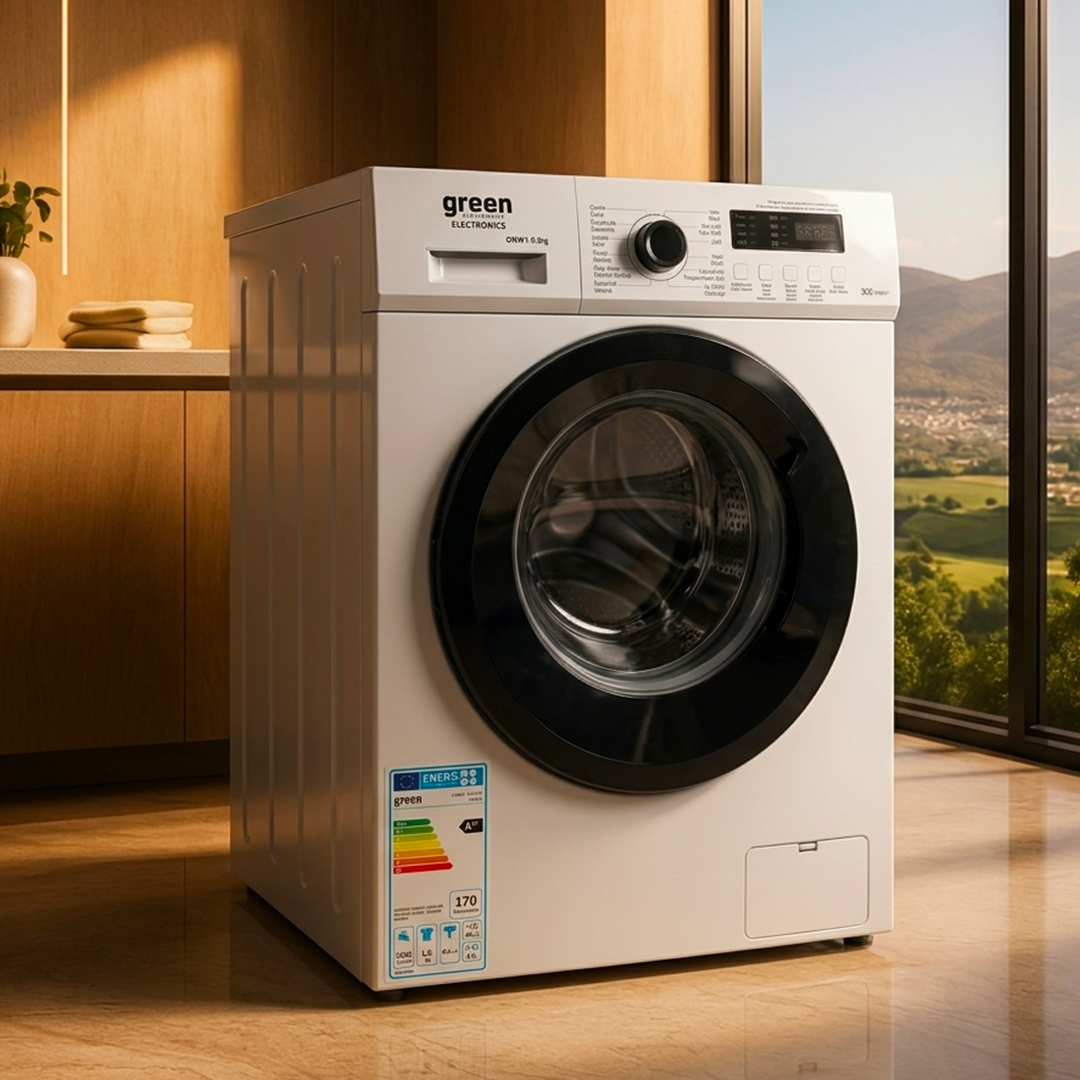 MACHINE A LAVER GREEN 6KG FRONT LOAD INVERTER BLANC GNML6